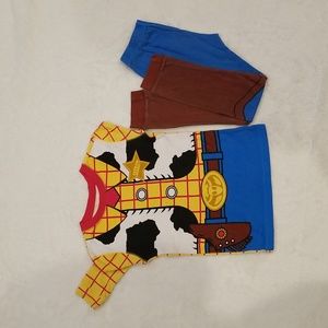 Disney Toy Story Woody pj pajamas - size 7 kids